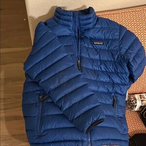 Patagonia Blue Puffer Jacket